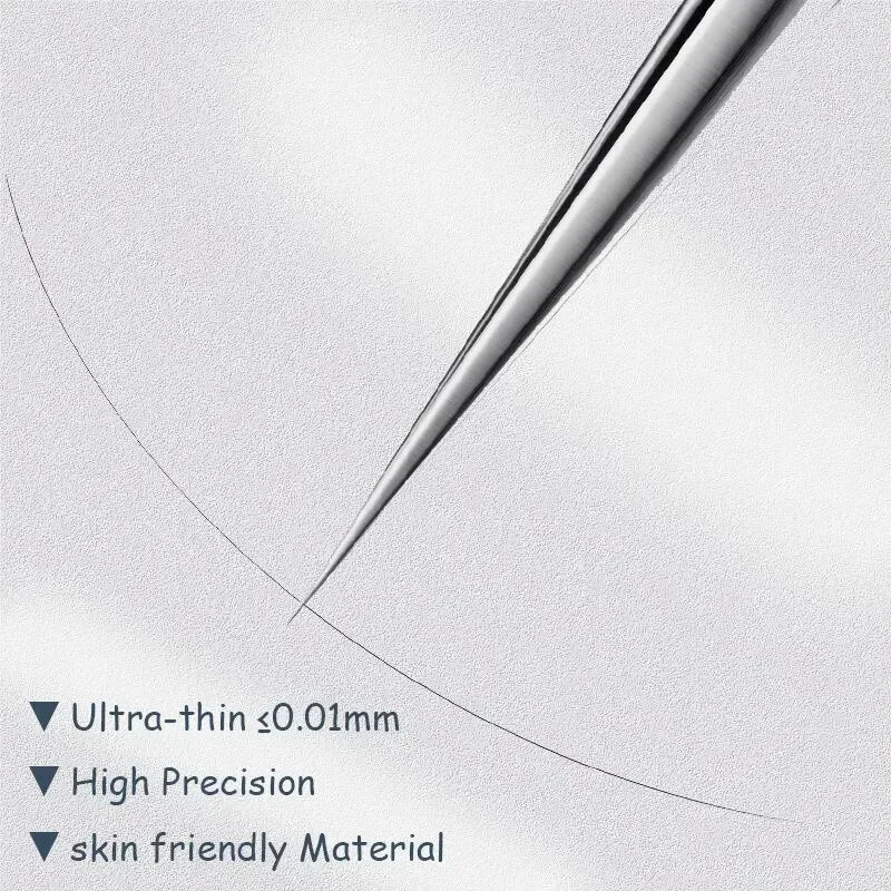 11-Piece Acne & Blackhead Remover Kit – Ultra-Fine Tweezers, Extractor Tools & Facial Cleaning Needles